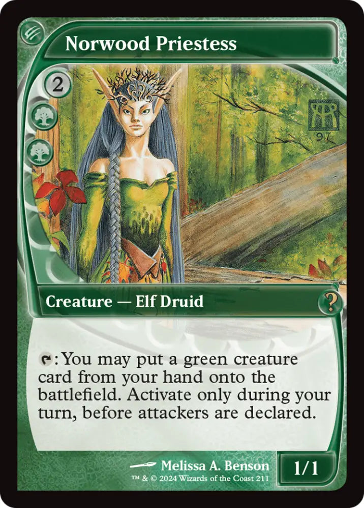 Norwood Priestess (Future Sight) [Mystery Booster 2] - MTG Single