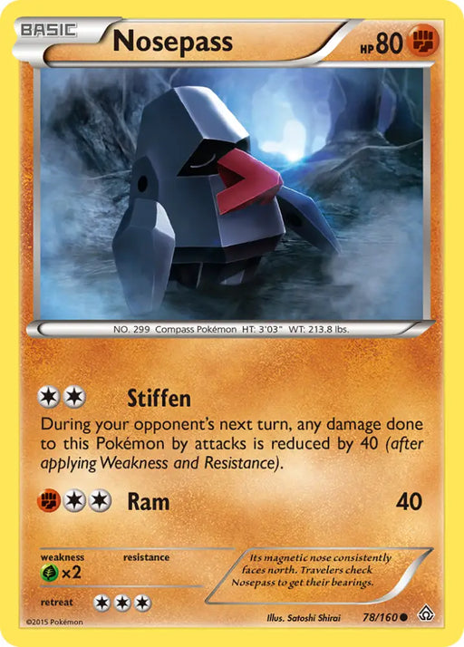 Nosepass (78/160) [XY: Primal Clash] - Pokemon Single