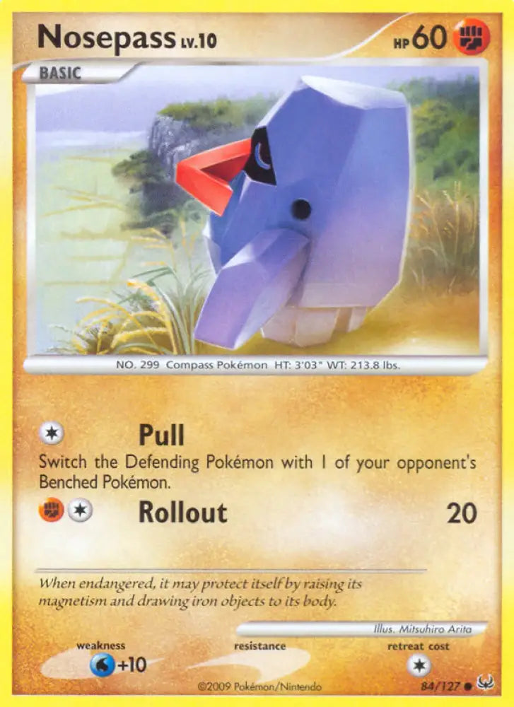 Nosepass (84/127) [Platinum: Base Set] - Pokemon Single