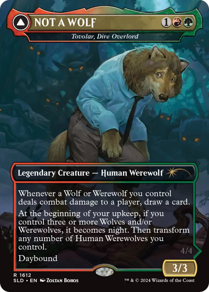 NOT A WOLF - Tovolar Dire Overlord [Secret Lair Drop Series] - MTG Single