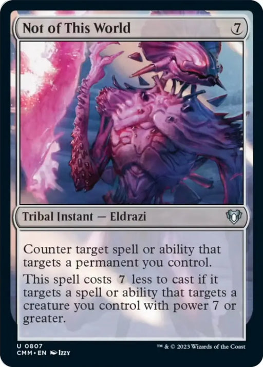 Not of This World [Commander Masters] - MTG Single