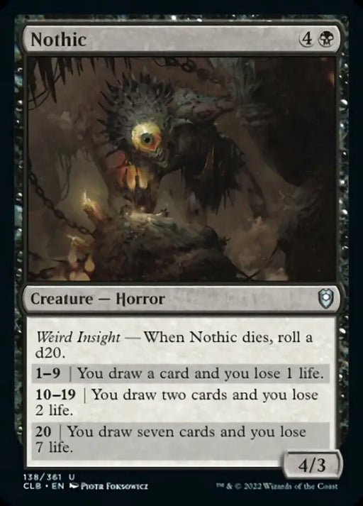 Nothic [Commander Legends: Battle for Baldur’s Gate] - MTG Single