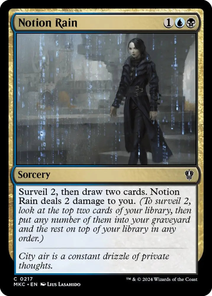 Notion Rain [Murders at Karlov Manor Commander] - MTG Single