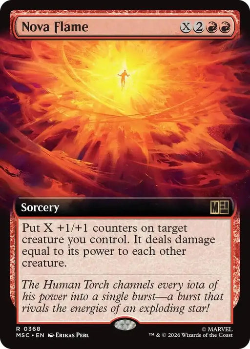 Nova Flame (Extended Art) (368) [Marvel Super Heroes Commander]