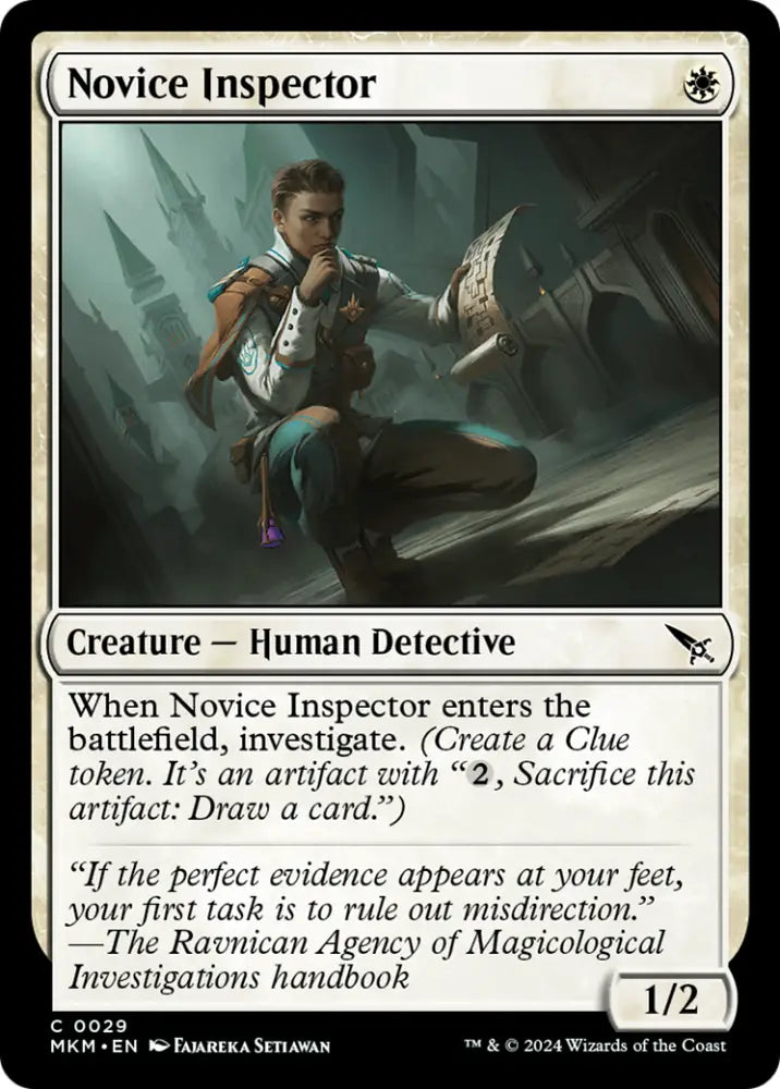 Novice Inspector [Murders at Karlov Manor] - MTG Single