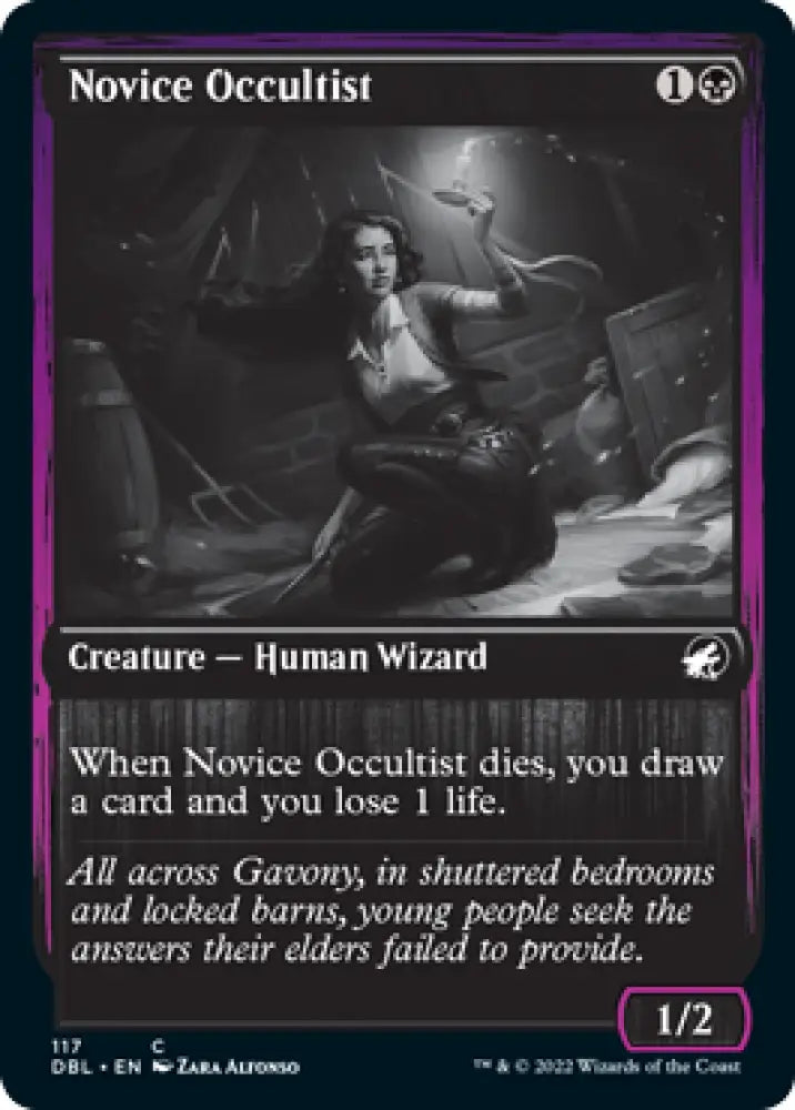 Novice Occultist [Innistrad: Double Feature] - MTG Single