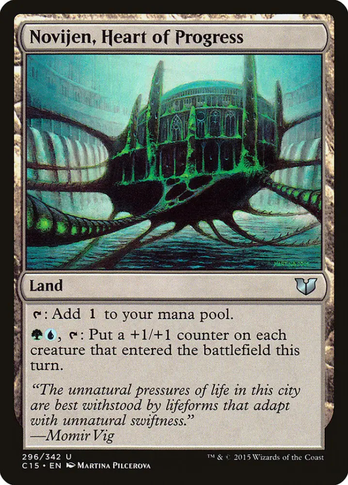 Novijen Heart of Progress [Commander 2015] - MTG Single