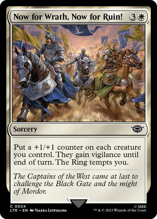 Now for Wrath Now for Ruin! [The Lord of the Rings: Tales of Middle-Earth] - MTG Single