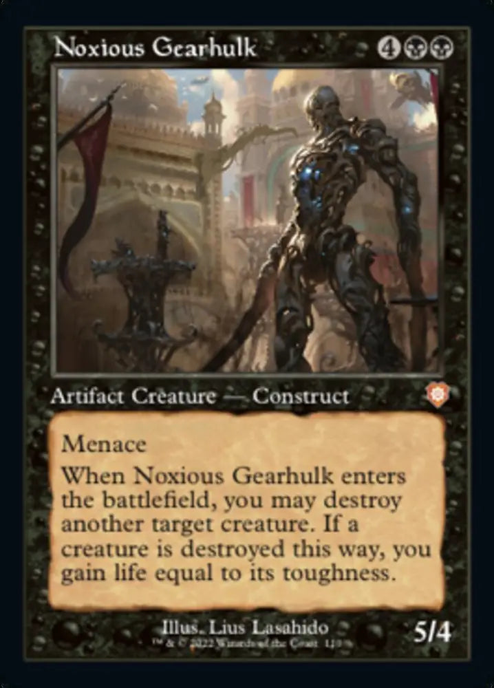 Noxious Gearhulk (Retro) [The Brothers’ War Commander] - MTG Single