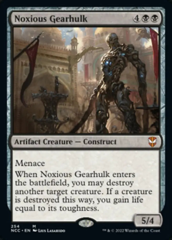Noxious Gearhulk [Streets of New Capenna Commander] - MTG Single