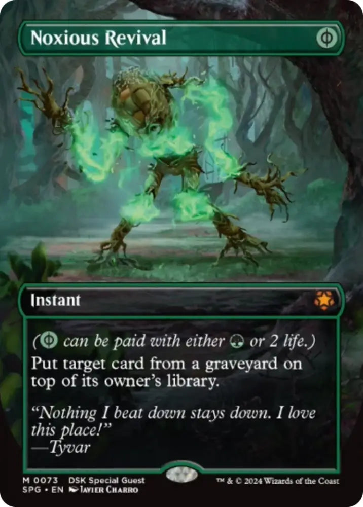 Noxious Revival (Borderless) [Duskmourn: House of Horror Special Guests] - MTG Single