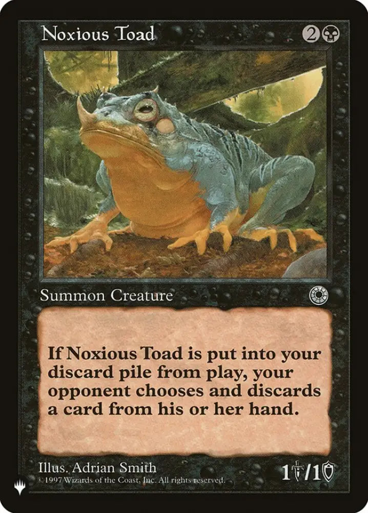 Noxious Toad [The List] - MTG Single