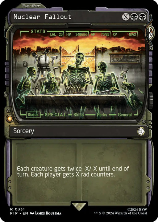 Nuclear Fallout (Showcase) [Fallout] - MTG Single