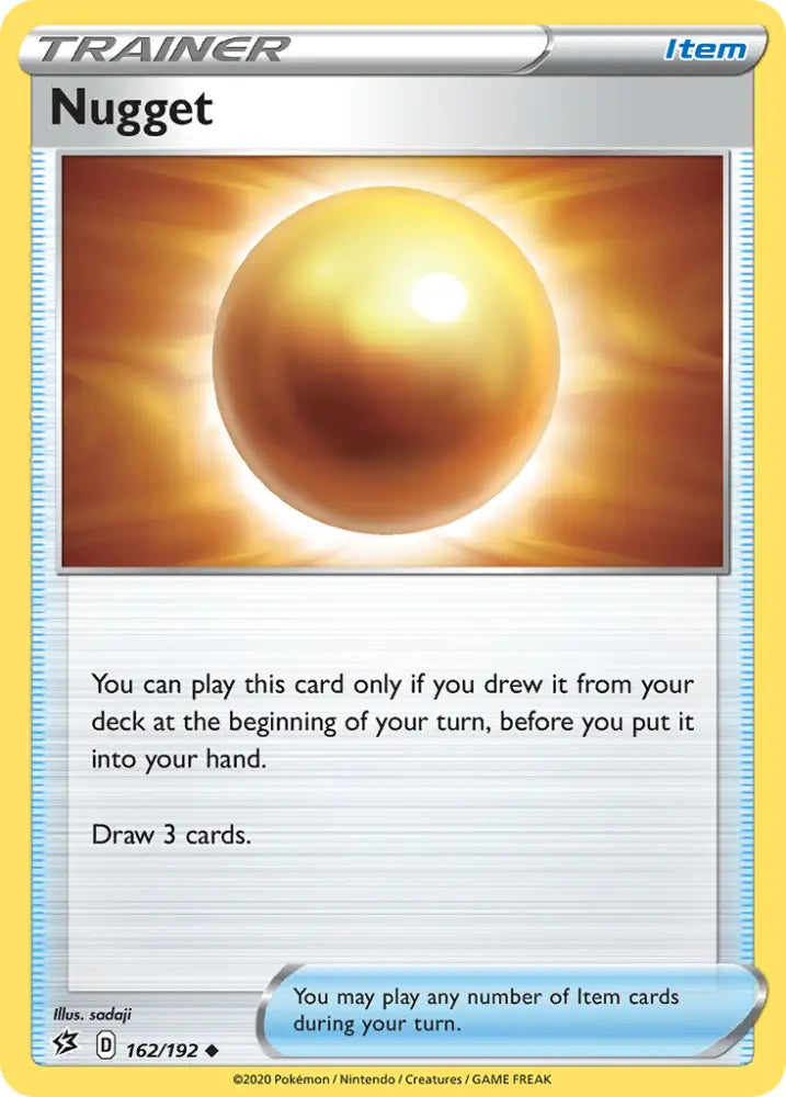 Nugget (162/192) [Sword & Shield: Rebel Clash] - Pokemon Single