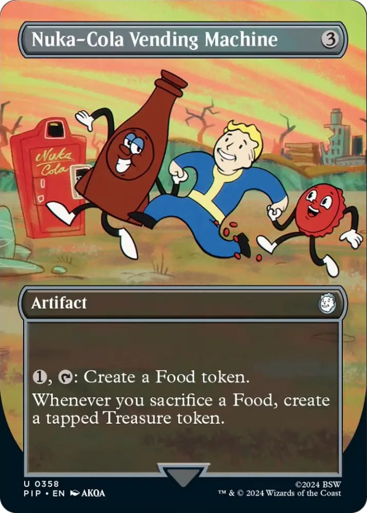Nuka-Cola Vending Machine (Borderless) [Fallout] - MTG Single