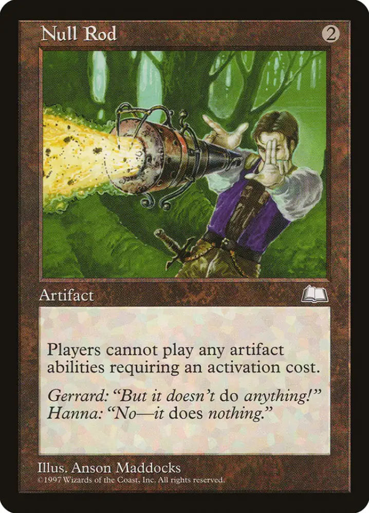 Null Rod [Weatherlight] - MTG Single