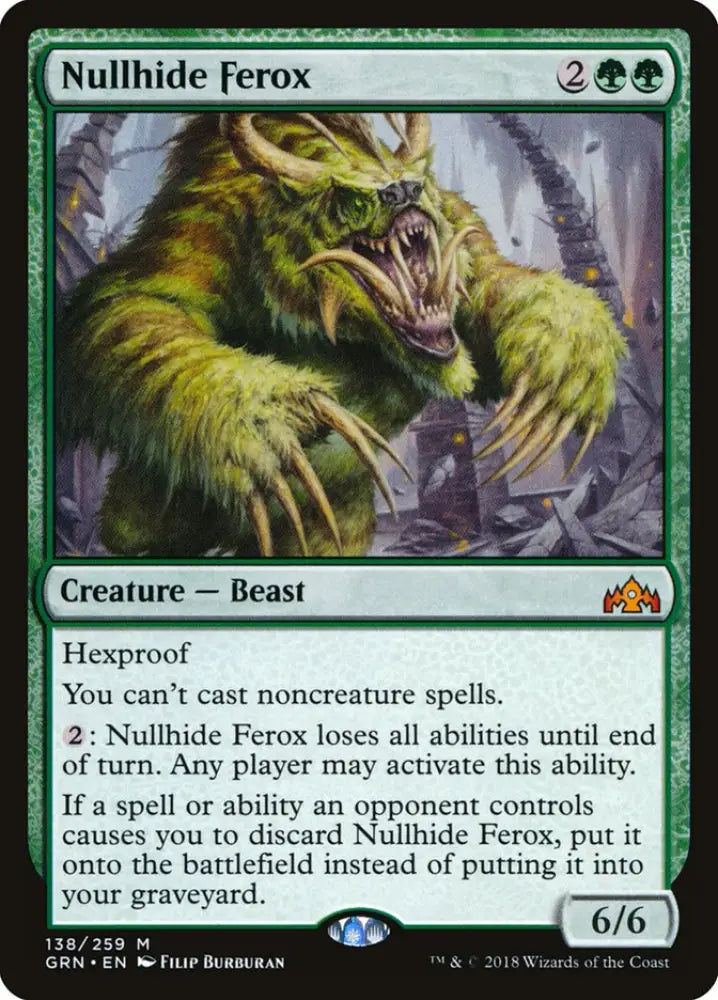 Nullhide Ferox [Guilds of Ravnica] - MTG Single