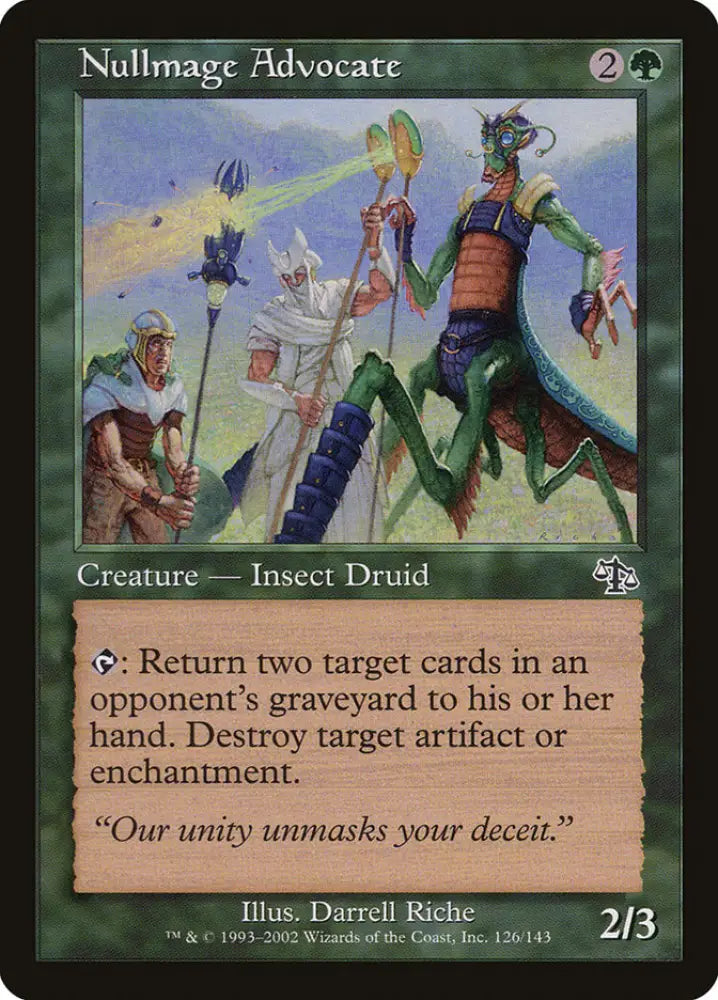 Nullmage Advocate [Judgment] - MTG Single
