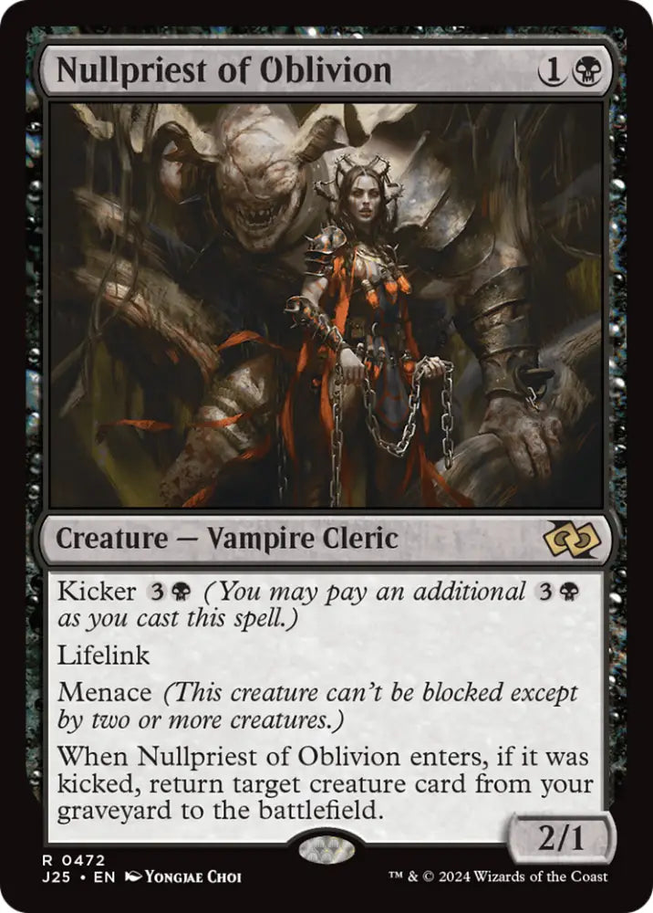 Nullpriest of Oblivion [Foundations Jumpstart] - MTG Single