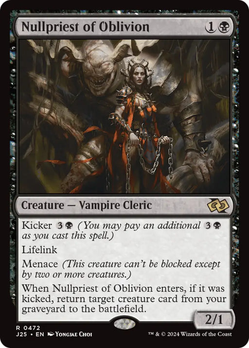 Nullpriest of Oblivion [Foundations Jumpstart] - MTG Single