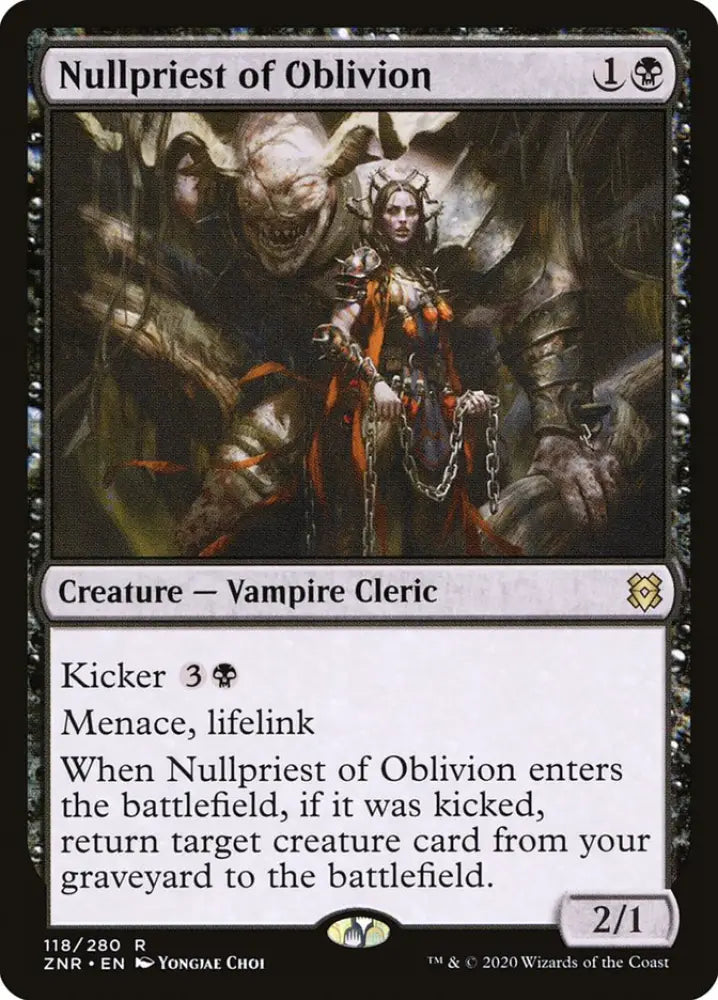 Nullpriest of Oblivion [Zendikar Rising] - MTG Single