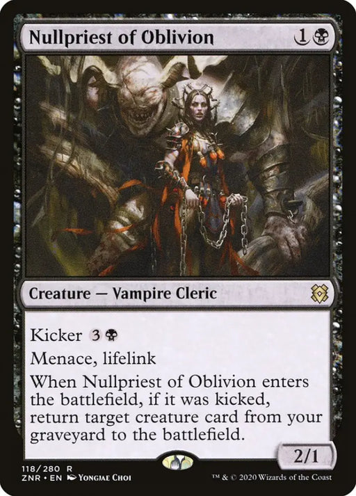 Nullpriest of Oblivion [Zendikar Rising] - MTG Single