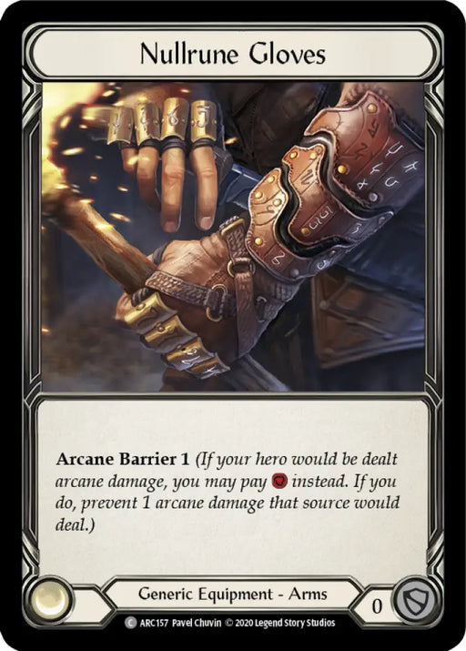 Nullrune Gloves [Arcane Rising Unlimited] Unlimited Normal - Flesh And Blood Single
