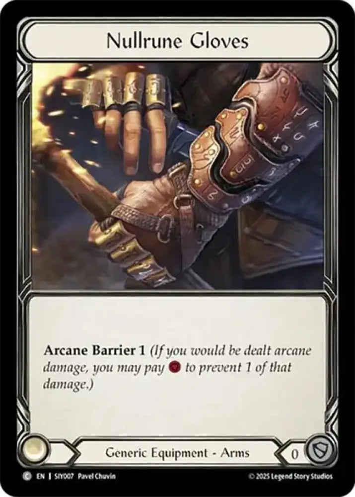 Nullrune Gloves (SIY007) [Silver Age Chapter 1]