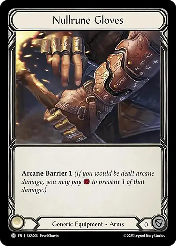 Nullrune Gloves (SKA008) [Silver Age Chapter 1]
