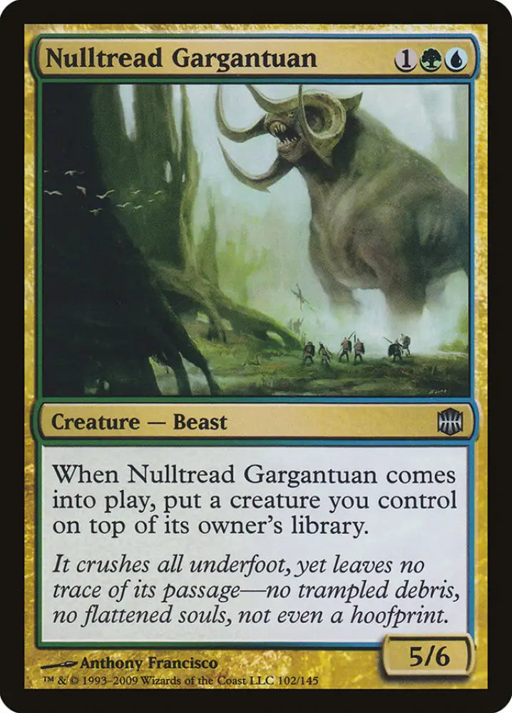 Nulltread Gargantuan [Alara Reborn] - MTG Single