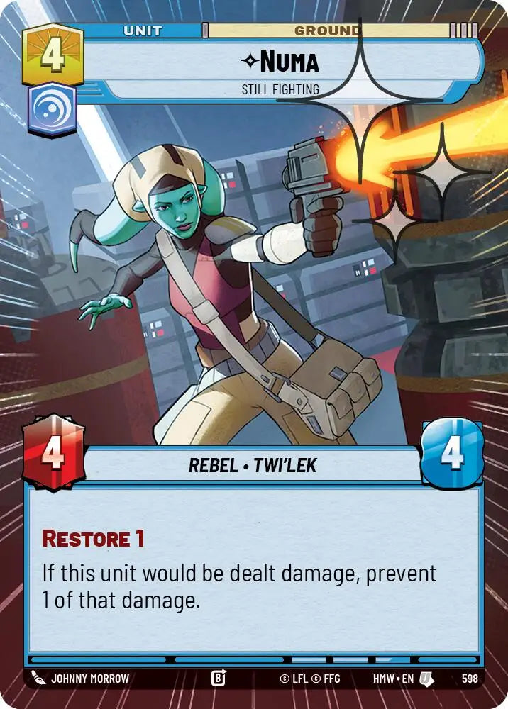 Numa - Still Fighting (Hyperspace Foil) (598) [Homeworlds]