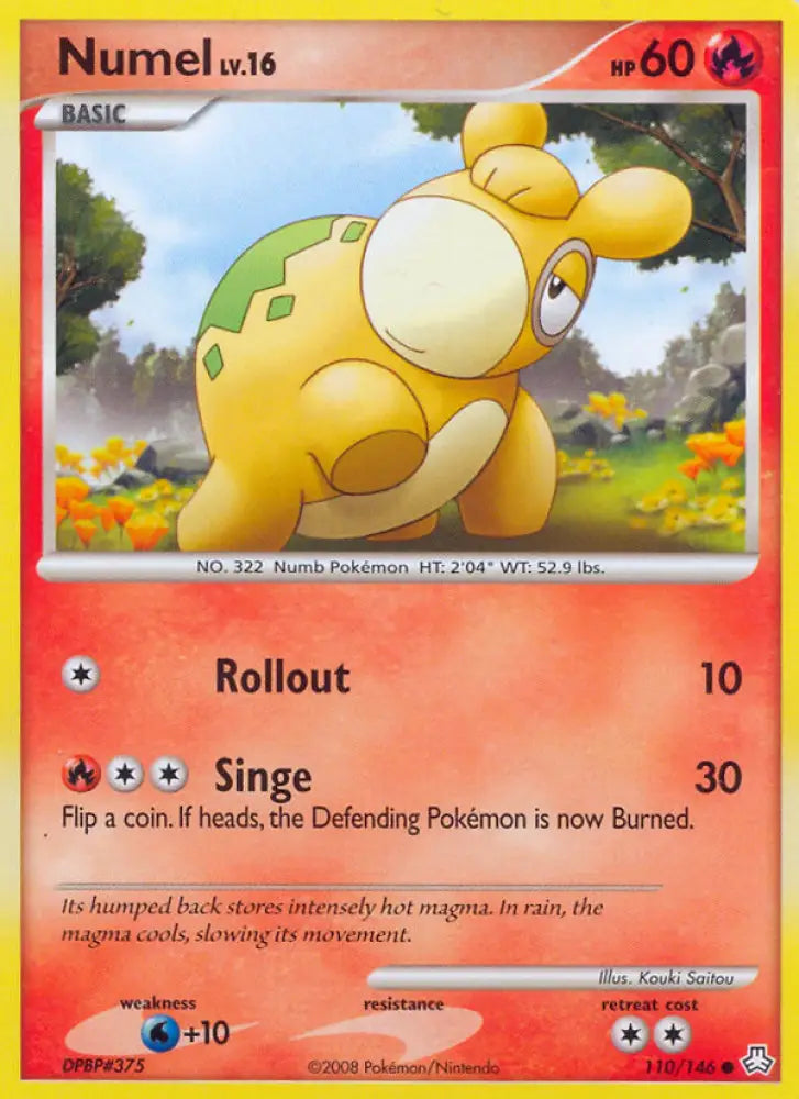 Numel (110/146) [Diamond & Pearl: Legends Awakened] - Pokemon Single