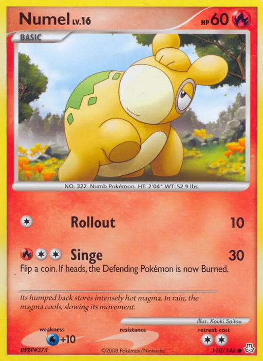 Numel (110/146) [Diamond & Pearl: Legends Awakened] - Pokemon Single