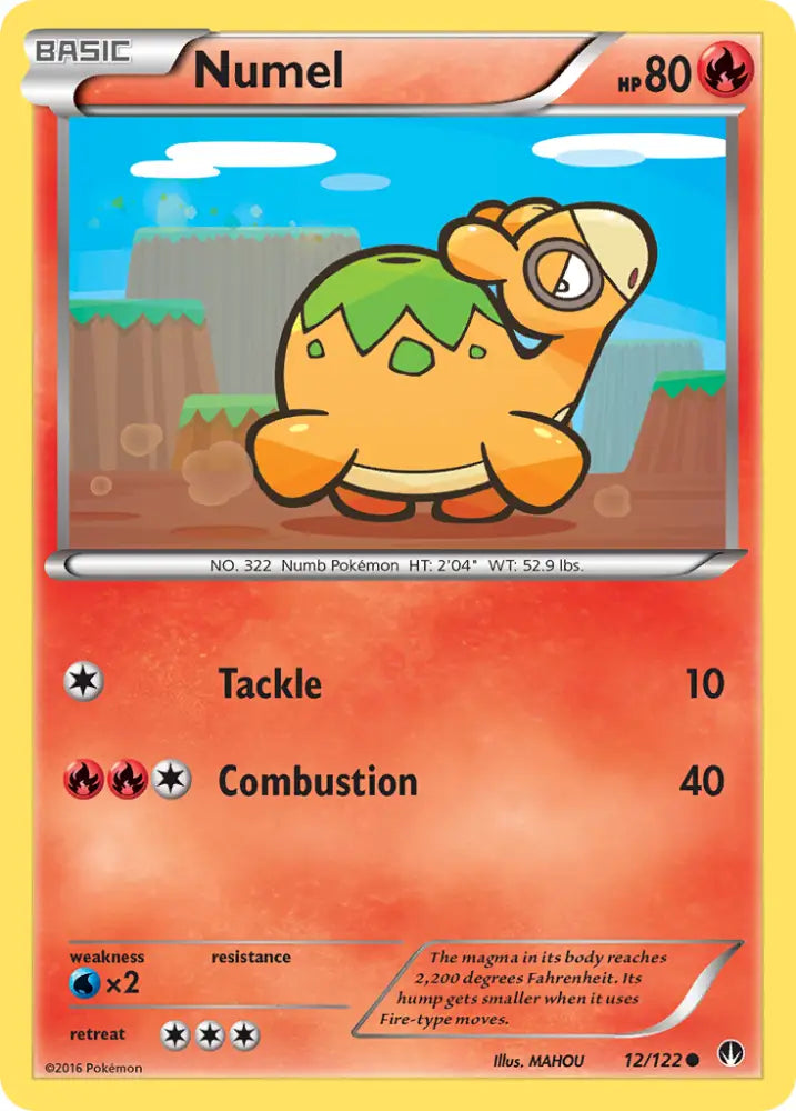 Numel (12/122) [XY: BREAKpoint] - Pokemon Single