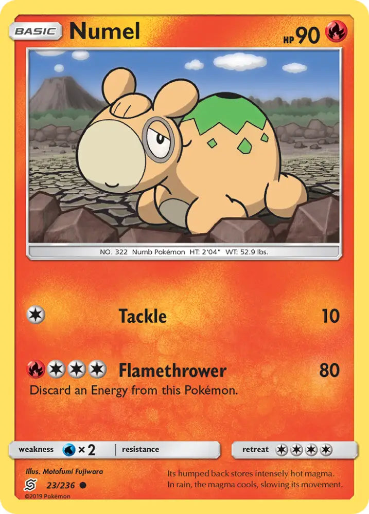 Numel (23/236) [Sun & Moon: Unified Minds] - Pokemon Single