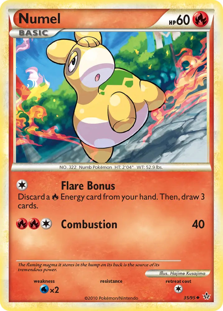 Numel (35/95) [HeartGold & SoulSilver: Unleashed] - Pokemon Single