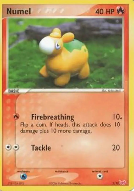 Numel (5/10) [EX: Trainer Kit - Latias] - Pokemon Single