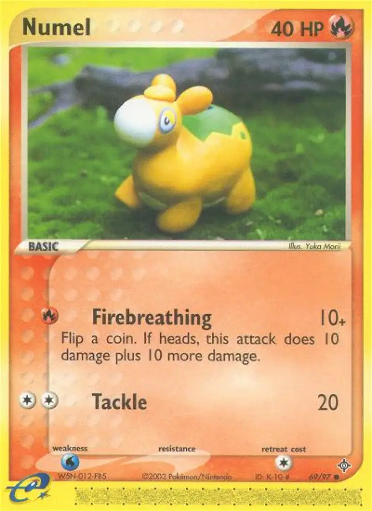 Numel (69/97) [EX: Dragon] - Pokemon Single