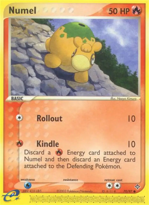 Numel (70/97) [EX: Dragon] - Pokemon Single