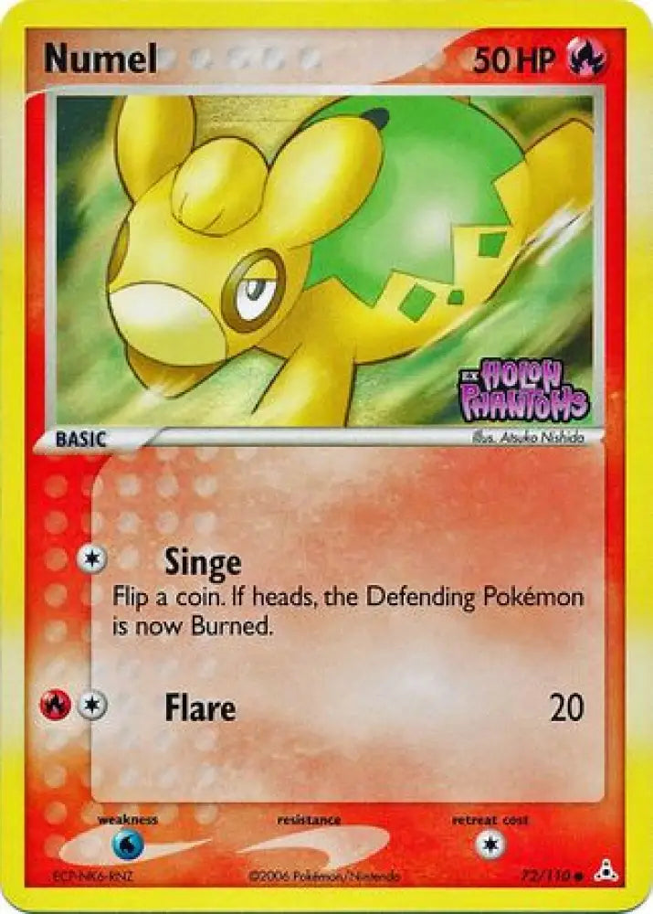 Numel (72/110) (Stamped) [EX: Holon Phantoms] - Pokemon Single