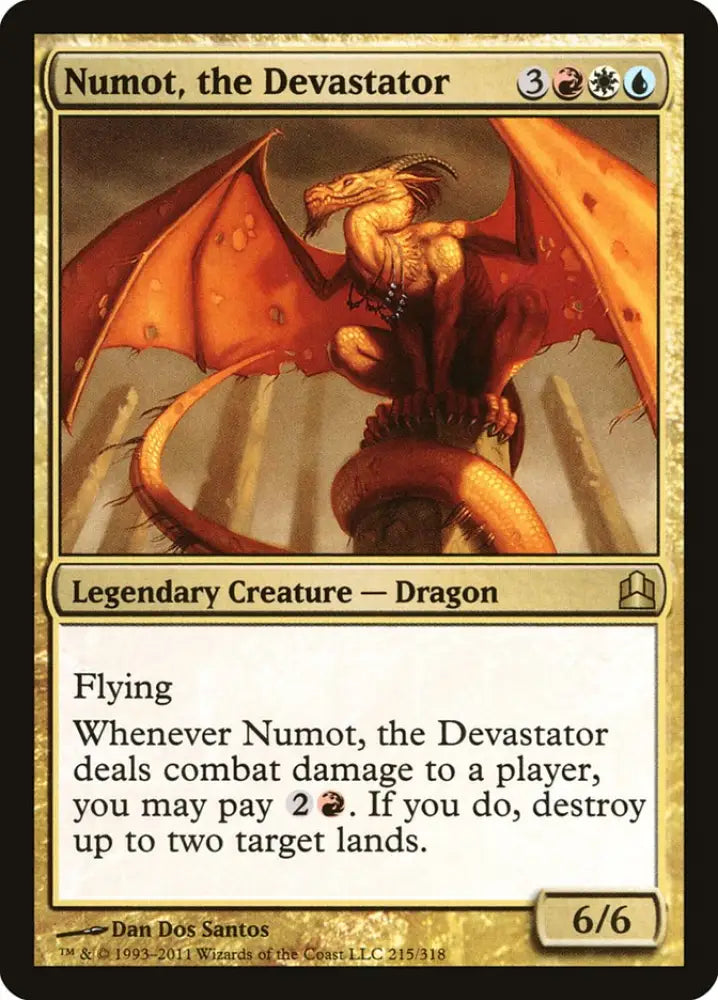 Numot the Devastator [Commander 2011] - MTG Single