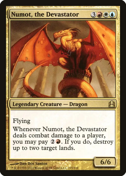 Numot the Devastator [Commander 2011] - MTG Single
