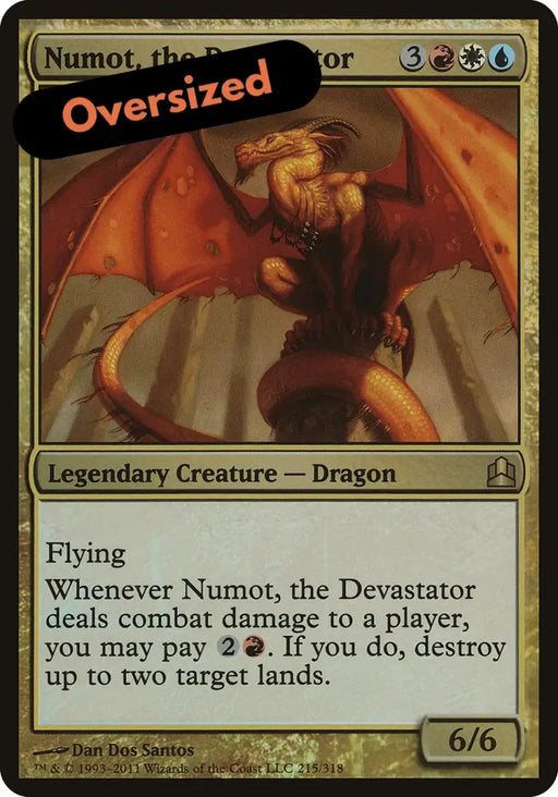 Numot the Devastator (Oversized) [Commander 2011 Oversized] - MTG Single