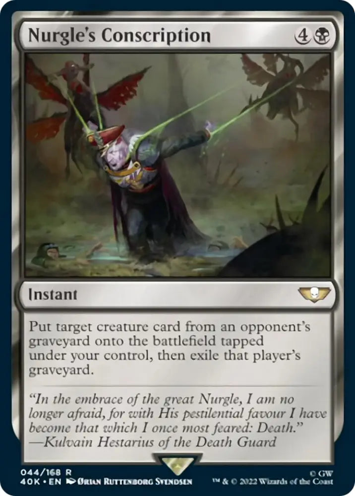 Nurgle’s Conscription [Warhammer 40,000] - MTG Single