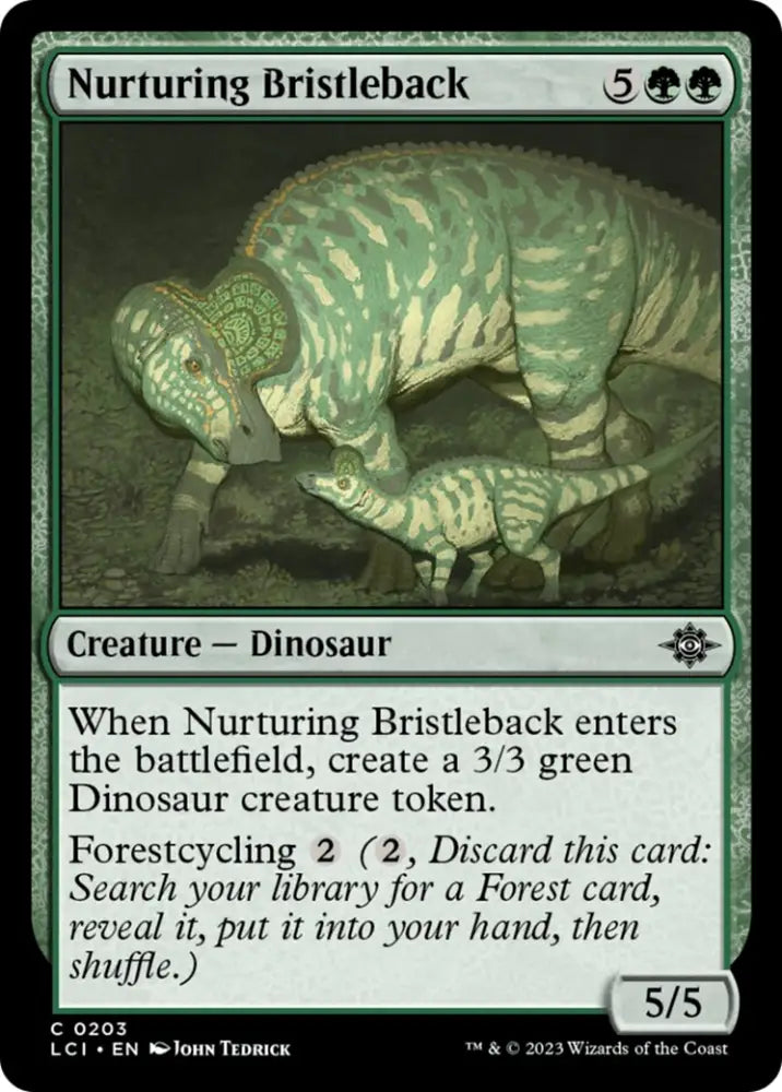 Nurturing Bristleback [The Lost Caverns of Ixalan] - MTG Single