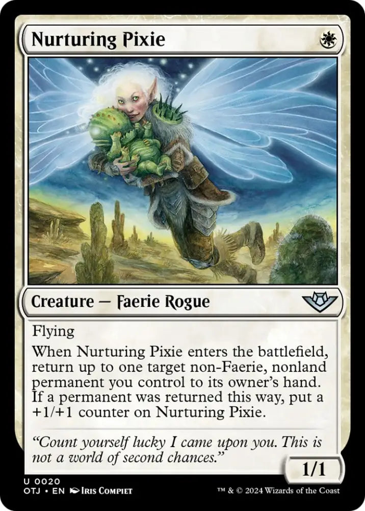 Nurturing Pixie [Outlaws of Thunder Junction] - MTG Single