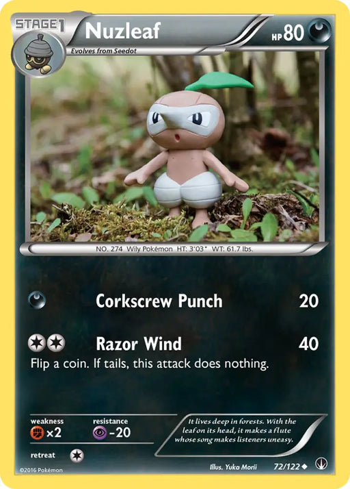 Nuzleaf (72/122) [XY: BREAKpoint] - Pokemon Single