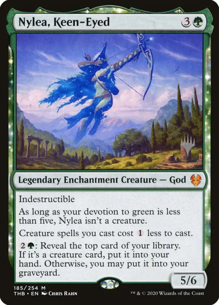 Nylea Keen-Eyed (Promo Pack) [Theros Beyond Death Promos] - MTG Single