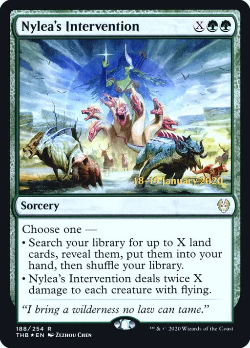 Nylea’s Intervention [Theros Beyond Death Prerelease Promos] - MTG Single