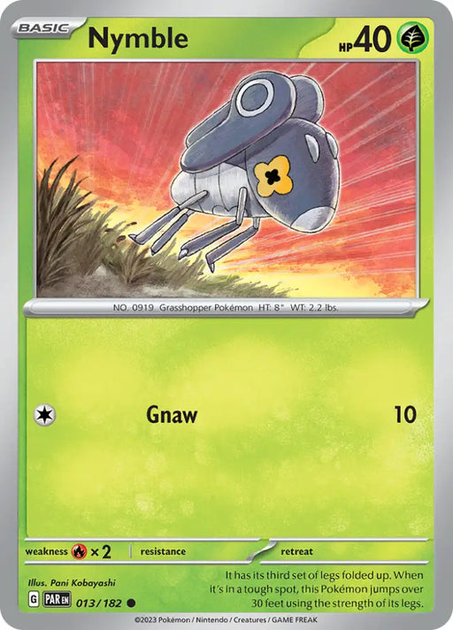 Nymble (013/182) [Scarlet & Violet: Paradox Rift] - Pokemon Single